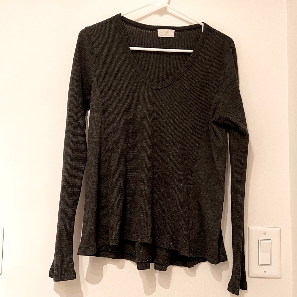 Anthropologie t.la thermal swing tee